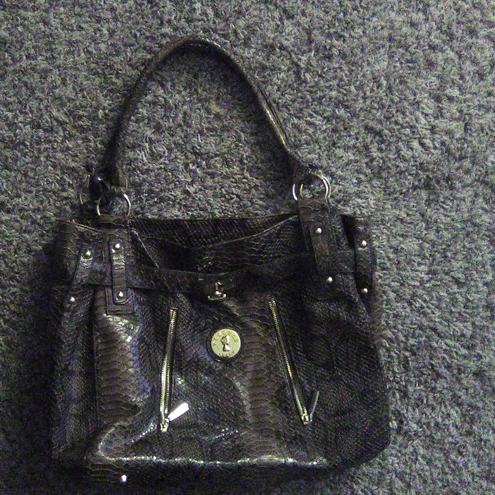 Python skin vecceli italy handbag